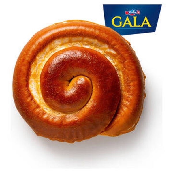 Laugenschnecke mit Gala-Frischkäse