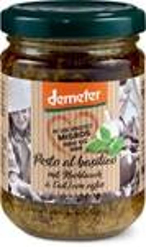 Demeter pesto al basilico mit Knoblauch