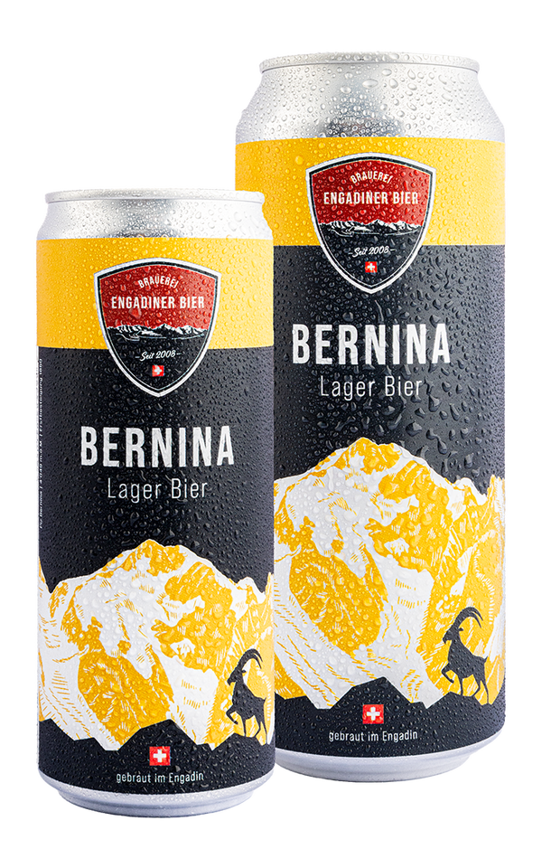 Engadiner Bernina Bier Hell 6x50cl Dose