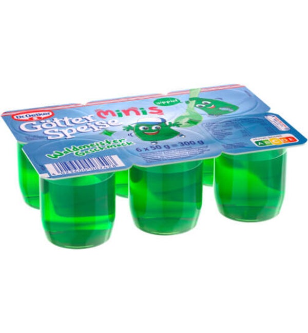 Gütterspeise Mini Waldmeister-Gescgmack 6er 50g