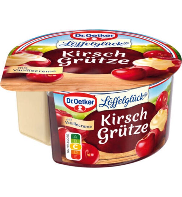 Kirsch Grütze mit Vanillecreme 160g
