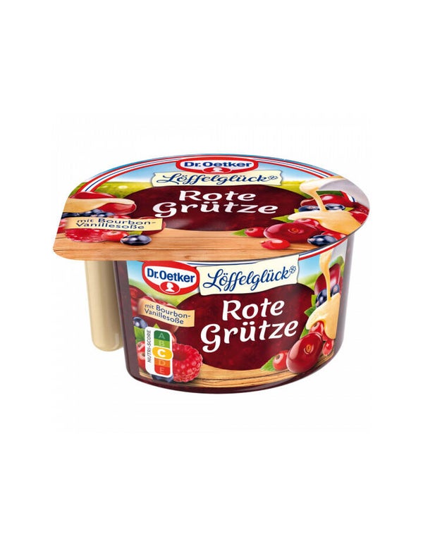 Dr.Oetker Rote Grütze mit Bourbon-Vanillesosse
