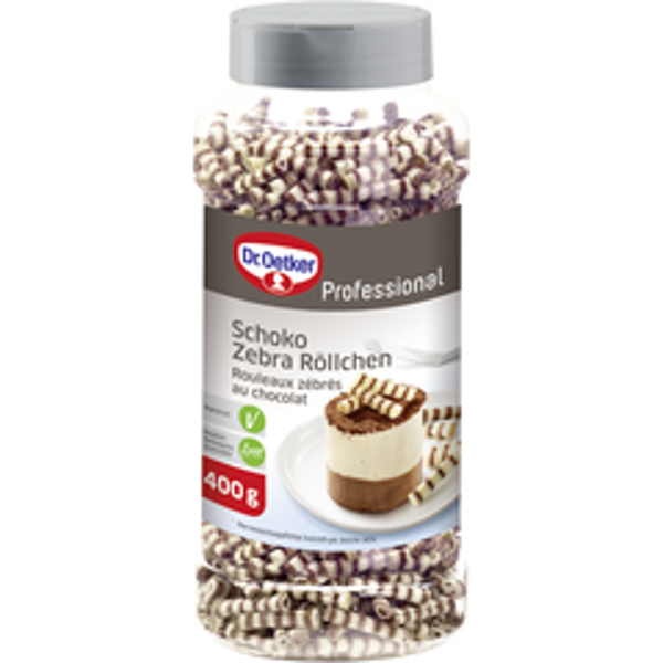 Dr.Oetker Zebra Röllchen Schokolade