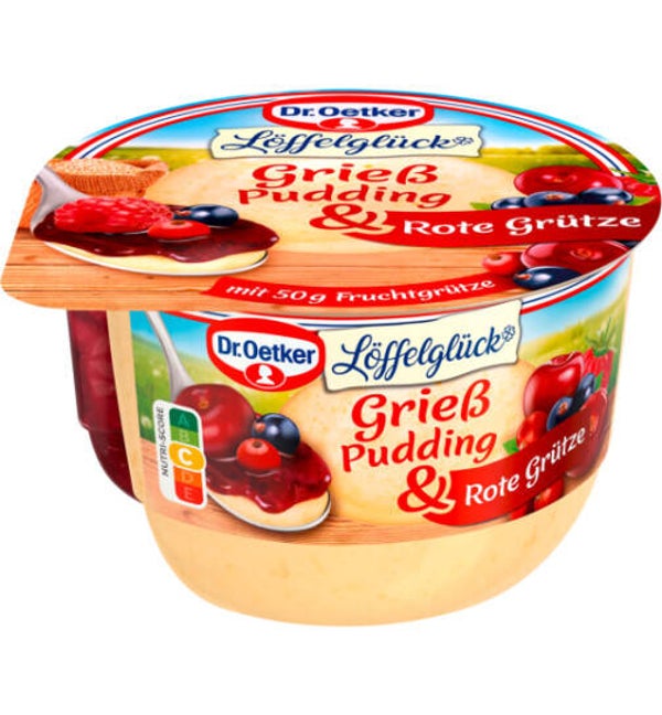 Griesspudding mit Roter Grütze 180g