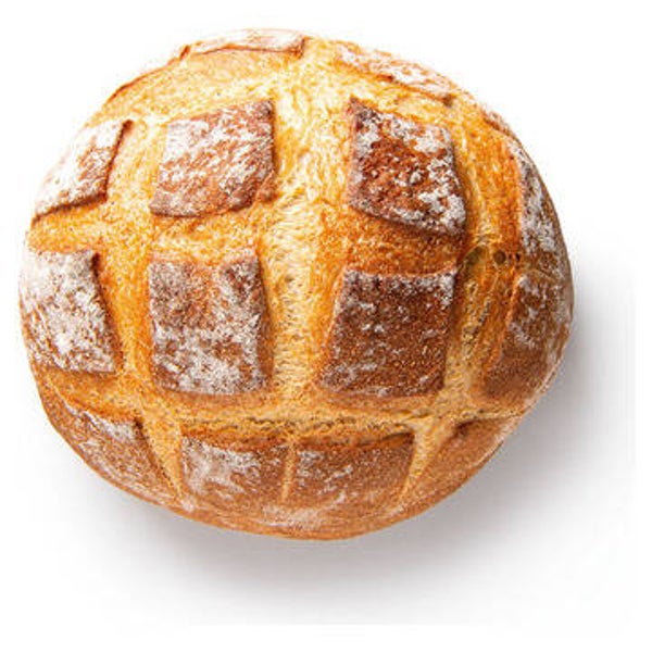 Bauernbrot klein vorgebacken Halbweiss, Ruchmehl