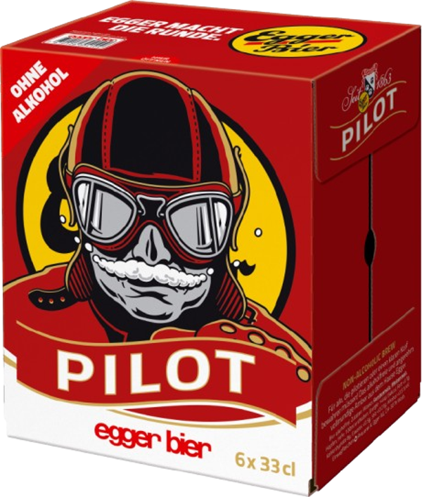 Egger Bier Pilot  6x33cl Alkoholfrei