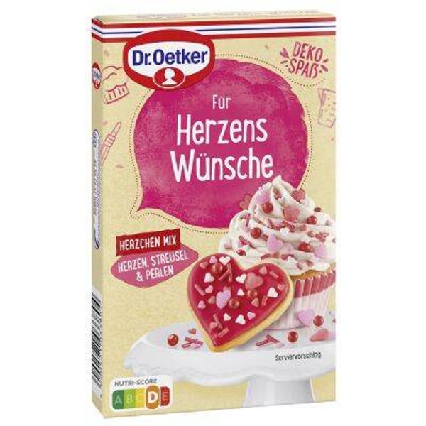 Dr.Oetker Für Herzens Wünsche Herzchen Mix 60gr