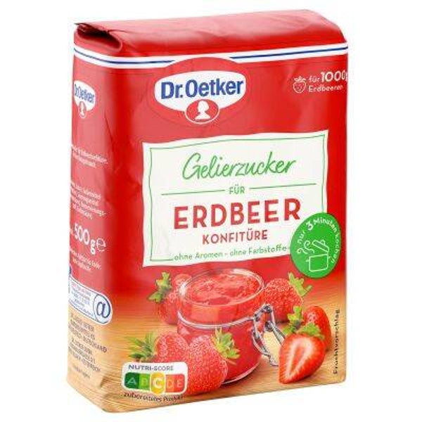 Gelierzucker für Erdbeer Konfitüre 500gr