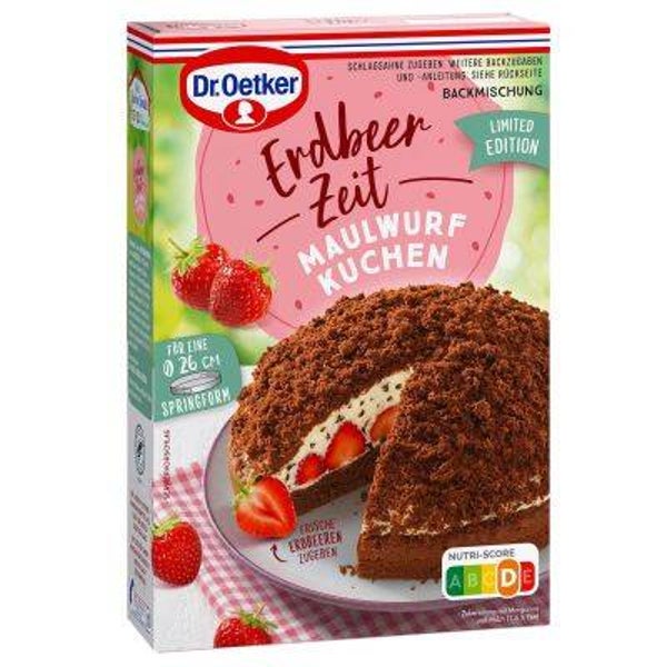 Erdbeer Zeit  Maulwurf Kuchen 345gr