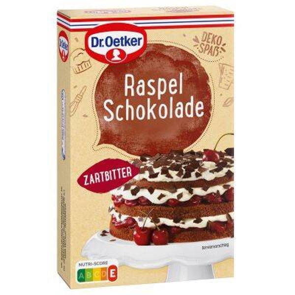 Dr.Oetker Raspelschokolade Zartbitter 100gr