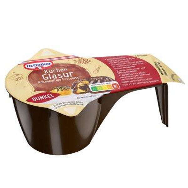 Dr.Oetker Becherglasur Dunkel 125gr