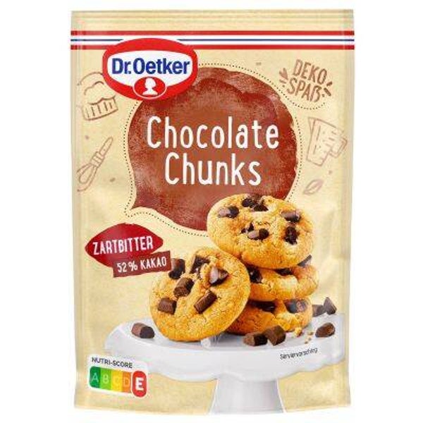 Dr.Oetker Chocolate Chunks Zartbitter 100gr