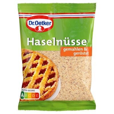 Haselnüsse gemahlen + geröstet 100gr