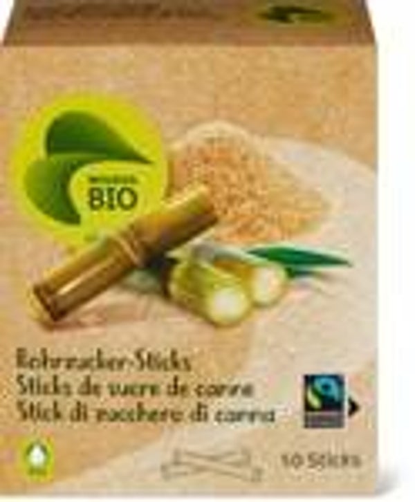 Bio Fairtrade Rohrzucker Sticks 250g
