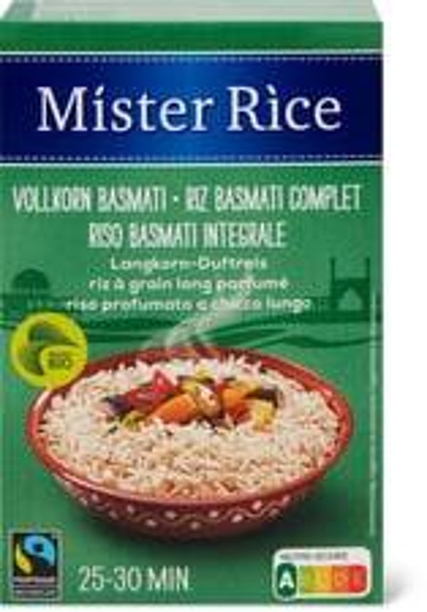 Mister  Rico Bio Vollkorn Basmati-Lankornreis