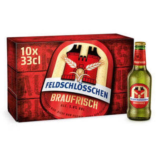 Feldschlösschen unfiltriert Lager Bier