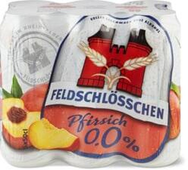 Feldschlösschen Pfirsich Alkoholfrei