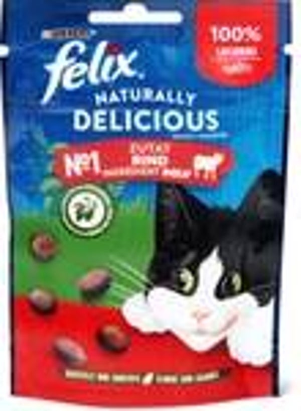 Felix Purina Snack für Katze Rind