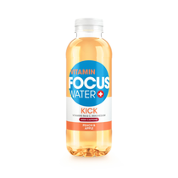 Focuswater Kick Pfirsich+Apfel 6x50cl