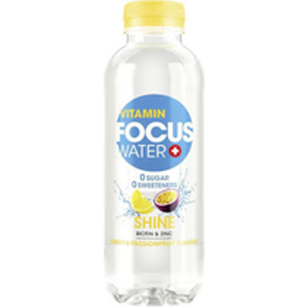 Focuswater Shine Zitrone/Passionsfrucht 4x6 24 50cl