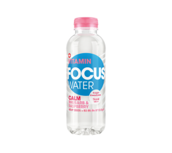Focuswater Calm Rhabarber+Himbeere