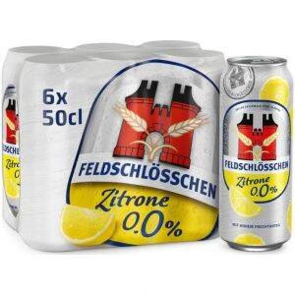 Feldschlössche Zitron alkoholfrei