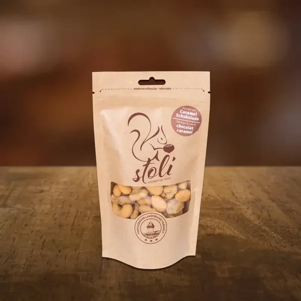 Nuss-Mix mit Caramel-Schokolade 175g