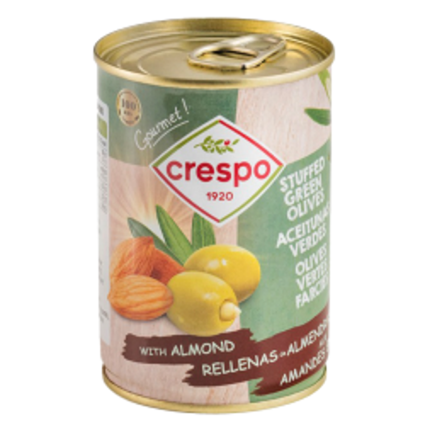 crespo Grüne Oliven Gefüllt mit Mandeln 130g