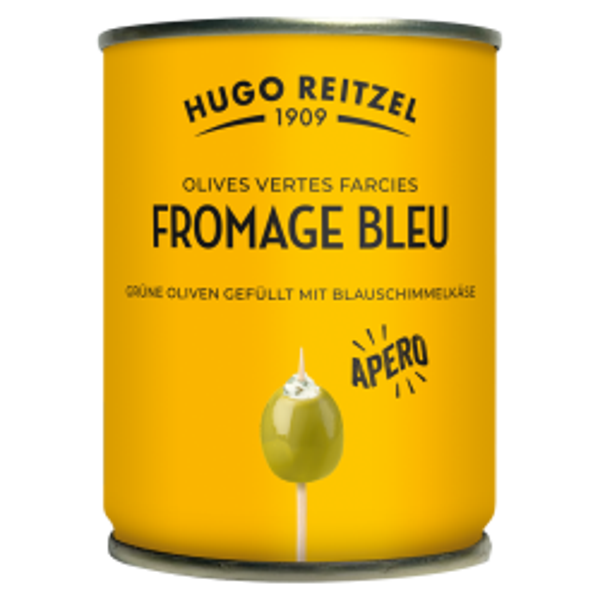 Grüne Oliven gefüllt mit Blau Käse 120g