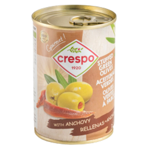crespo Grüne Oliven Gefüllt mit Sardelen 130g