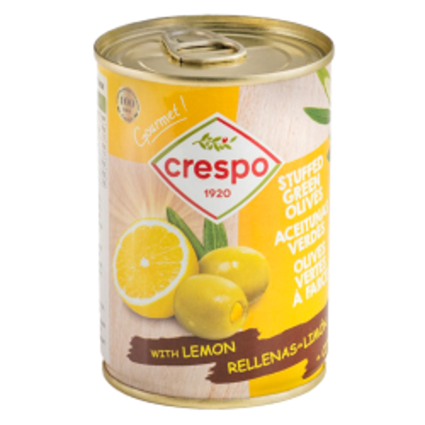 crespo Grüne Oliven Gefüllt mit Zitrone 130g