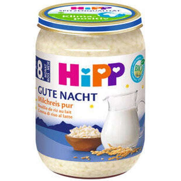 Hipp Bio Gute Nacht Brei Milchreis pur