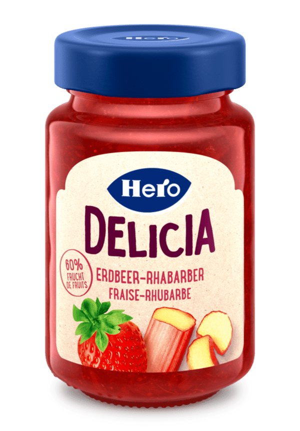 Hero Delicia Erdbeer-Rhabarber