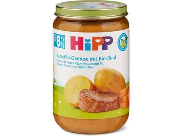 Bie Babygläschen Kartoffel-Gemüse mit Bio-Rind