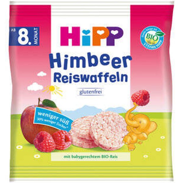 Hipp Reiswaffeln Himbeere
