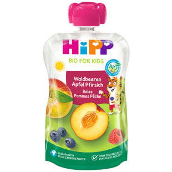 Hipp Smoothie Waldbeeren Apfel+Pfirsich