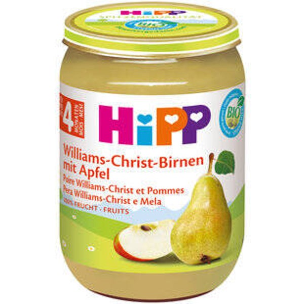 Hipp Williams-Christ-Birne Apfel