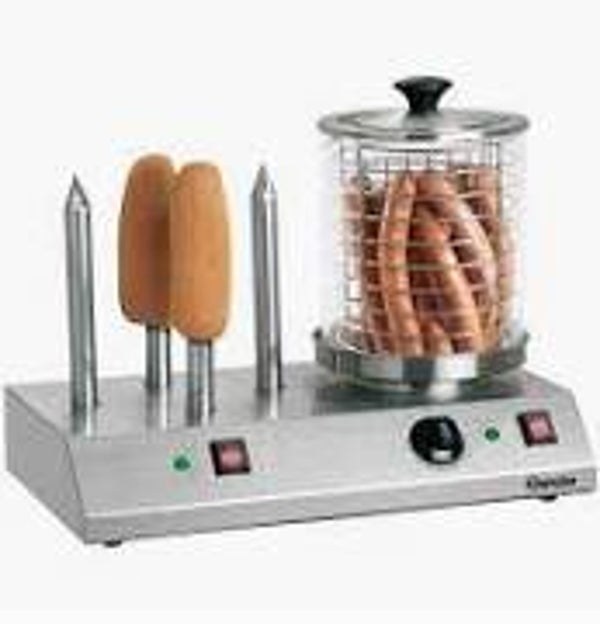 Hot Dog Maschine mit 4 Dornen