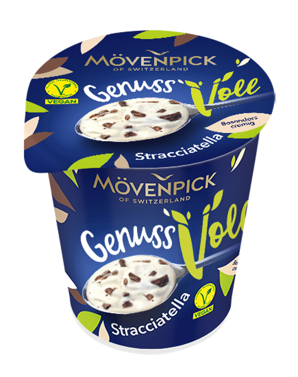Mövenpick Joghurtalternative aus Kokusmilch Stracciatella