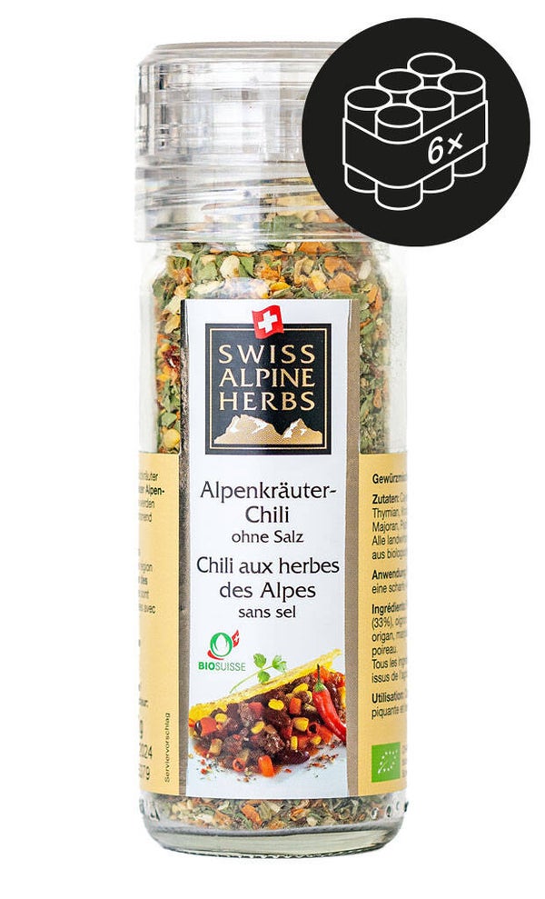 Bio Alpenkräuter-Chili (ohne Salz) 1x32g
