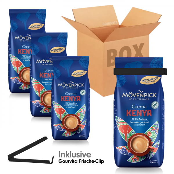 Mövenpick Crema Kenya Bohnen