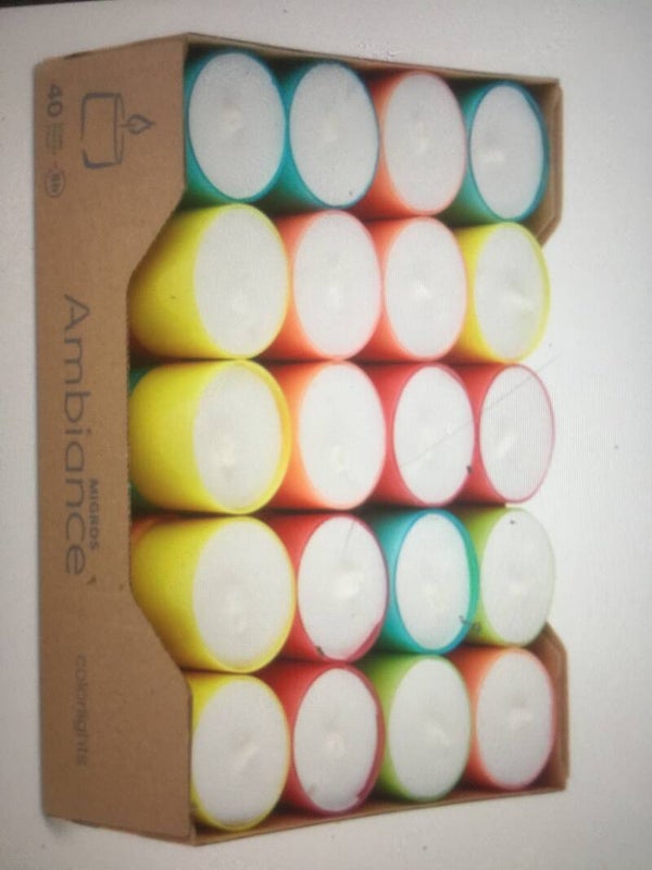 Teelichter bunt