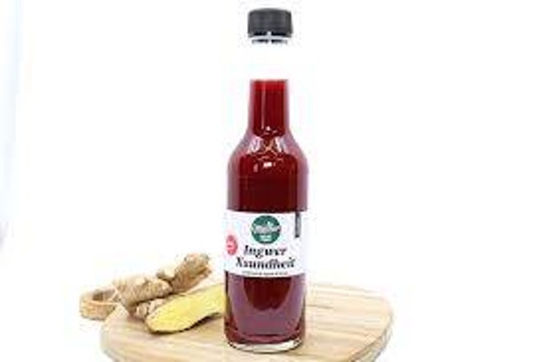 Ingwer Shot mit Aronia