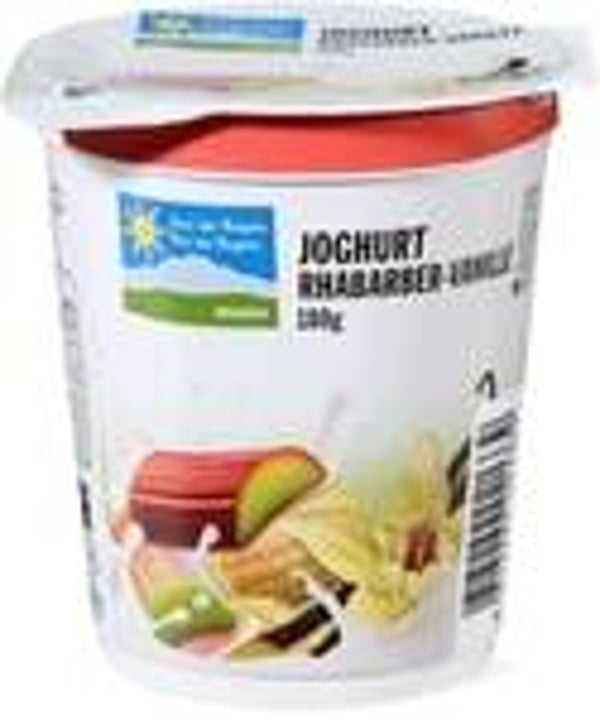 Joghurt Rhabarber/Vanille