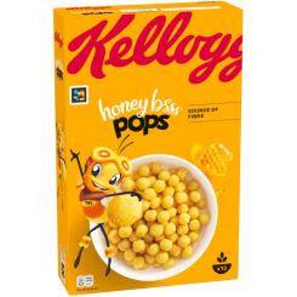 Kelloggs Honey Bsss Pops 400g