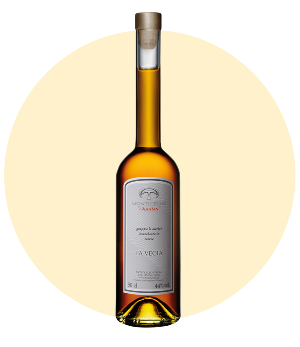 La Vegia Grappa di Merlot 44% Alk