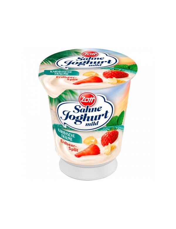 Zott Sahnejoghurt Erdbeersplit