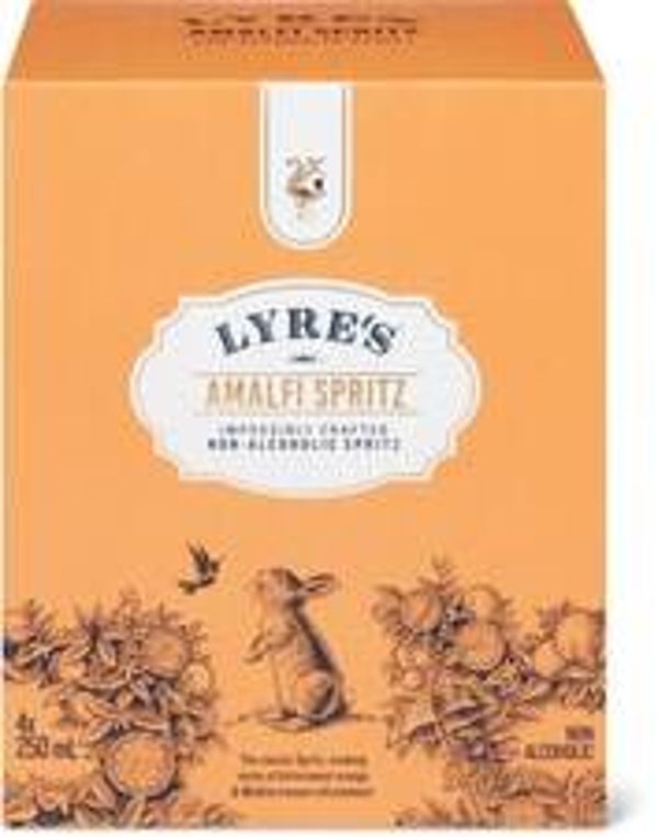 Lyres Amalfi Spritz Aperitifgetränk Alkoholfrei