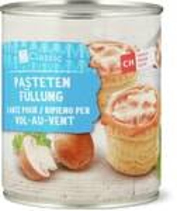 Pasttetenföllung mit Champignon 1x810g