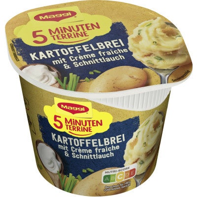 5 Minuten Terrine Kartoffelbrei mit Creme Fraiche + Schnittlauch 53g